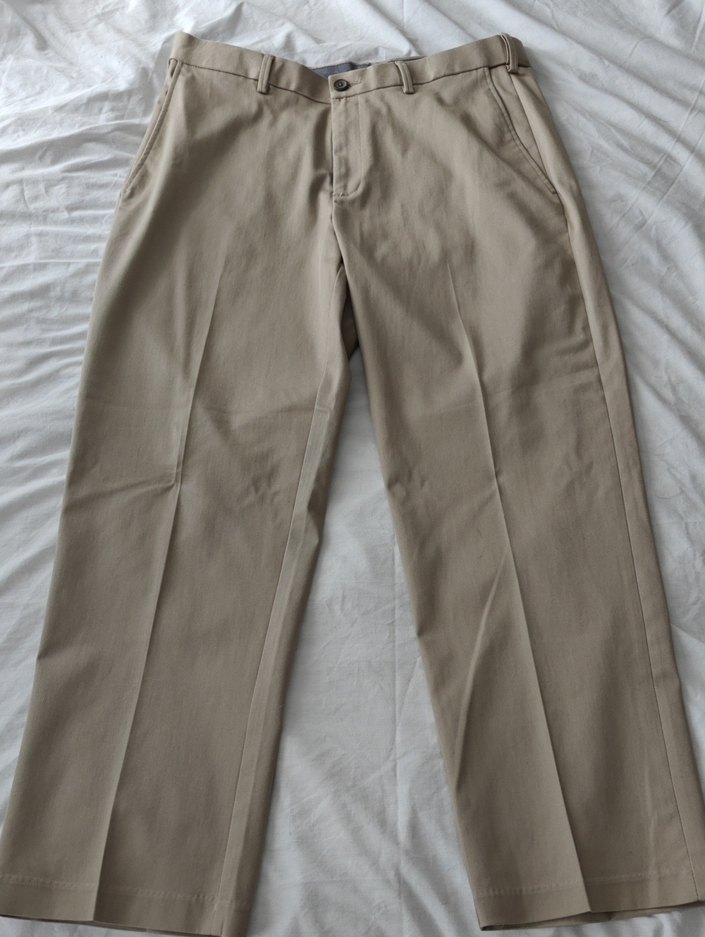 Haggar Men's Khaki Dress Pants - Classic Tailored Fit, 34x29